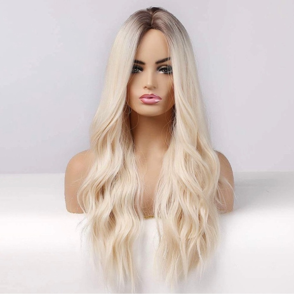 ZyZi Long Wig for Women Ombre Blonde - Picture 6 of 6